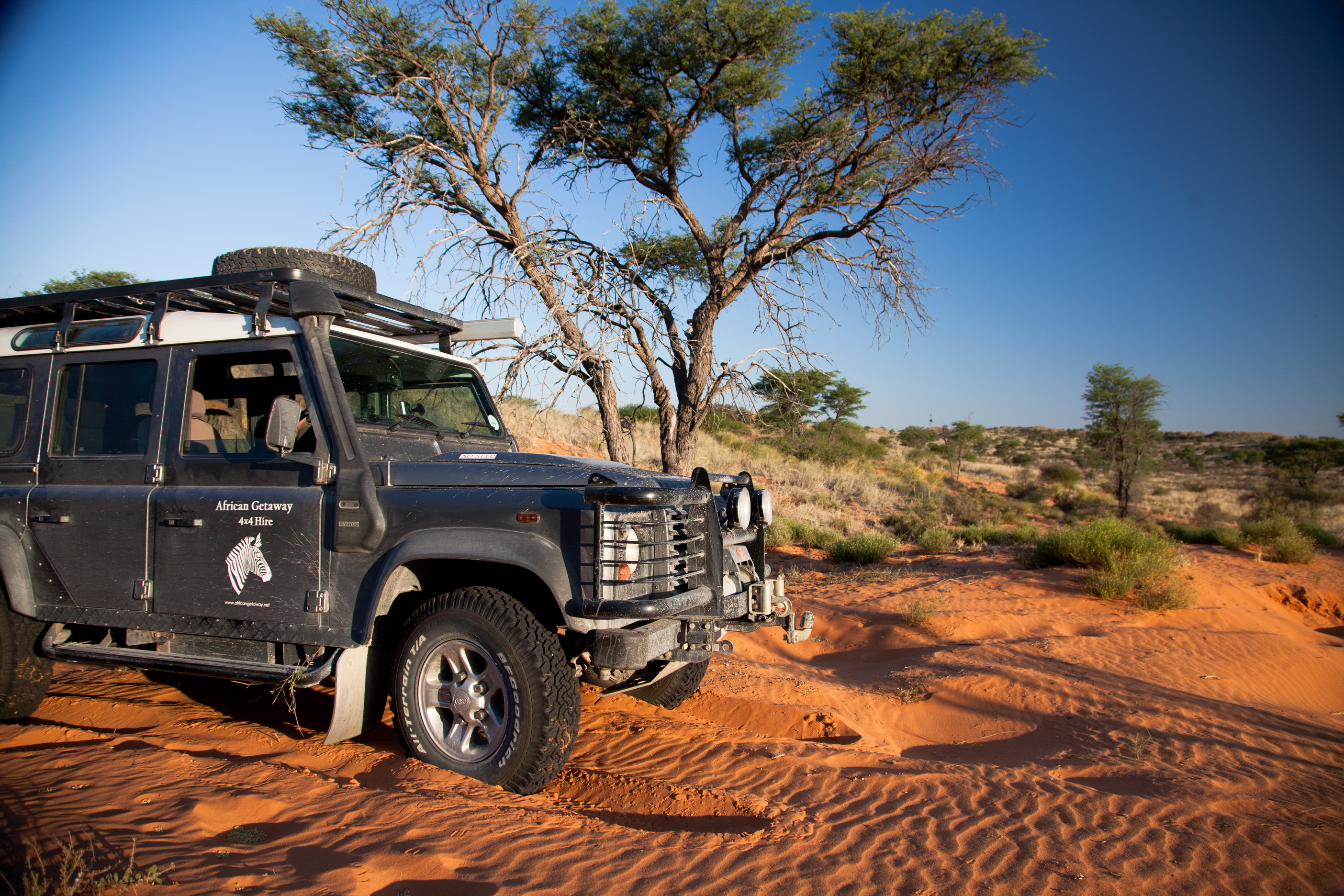 Jeep i Afrika